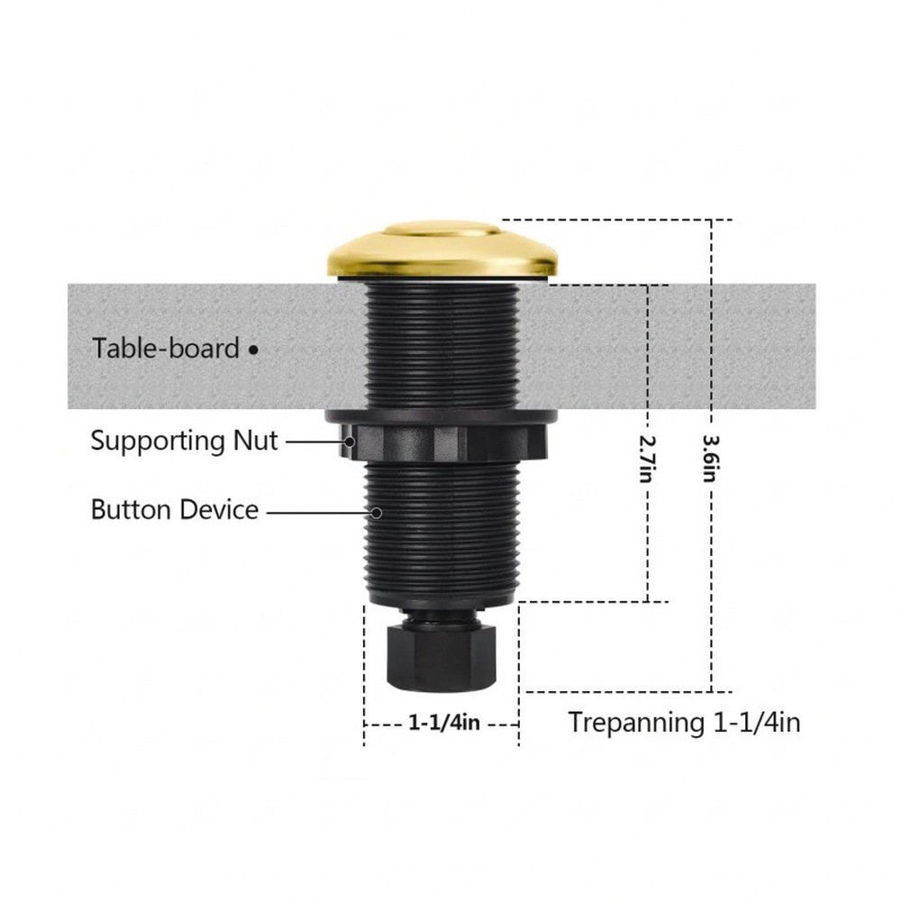 Interruttore pneumatico in acc - Kitchen Gadgets Gold recensione e prezzo