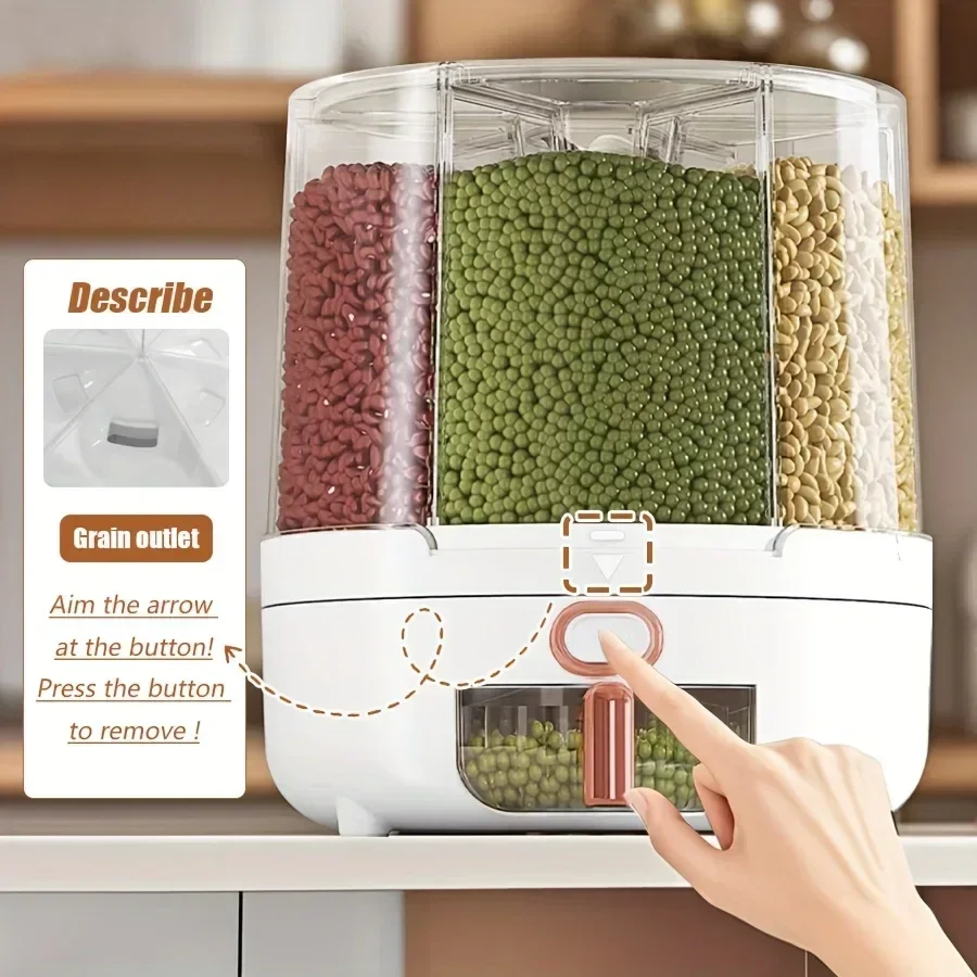 6 scomparti 360 °   Contenitor - Kitchen Gadgets Organizer recensione e prezzo