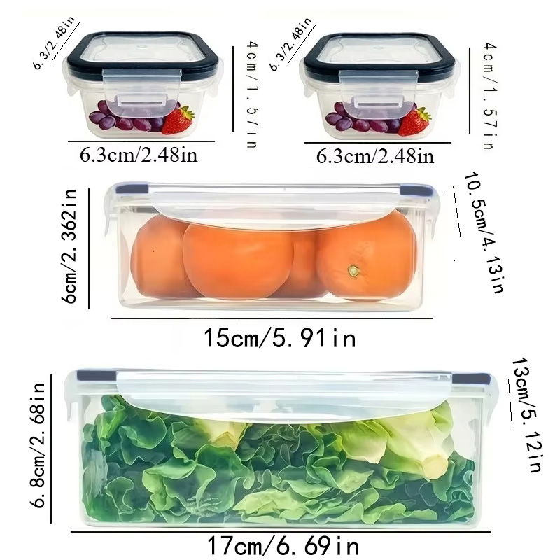 Set da 8 Pezzi: 4 Contenitori  - Kitchen Gadgets Organizer recensione e prezzo