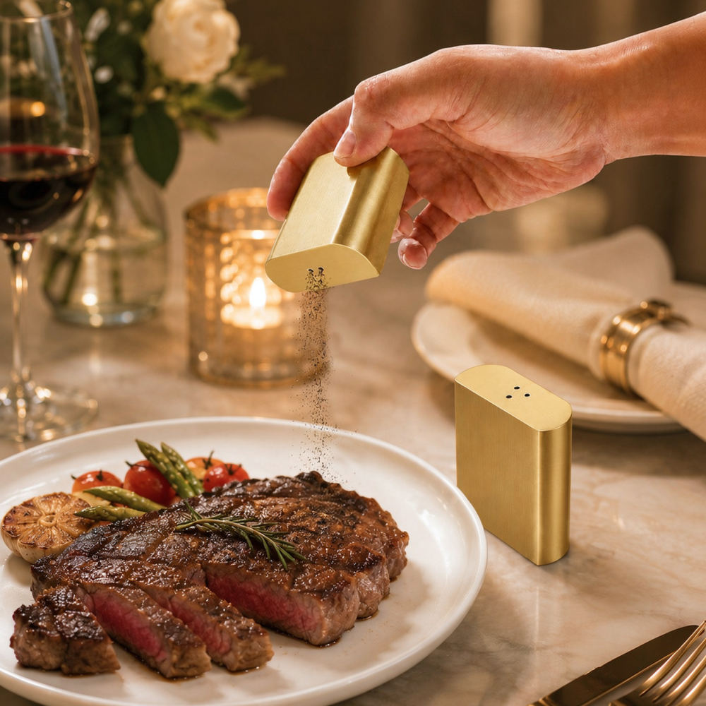 Saliera in acciaio inossidabil - Kitchen Gadgets Gold recensione e prezzo